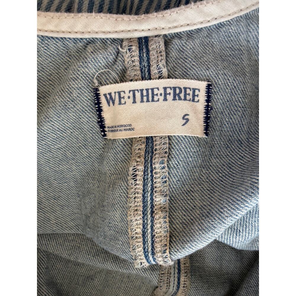 We the Free High Roller Railroad Jumpsuit Cotton Overalls Size Small - Picture 4 of 9